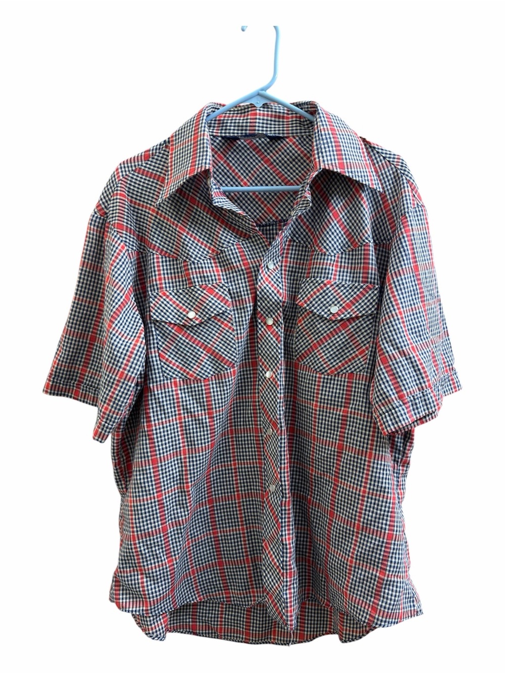 Lariat pearl snap short sleeved shirt
